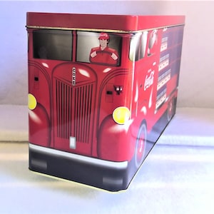 Coca-Cola Popcorn Bus Tin