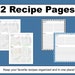 Create Your Own Cookbook Printable ~ Digital Download ~ Cover, Dividers ...