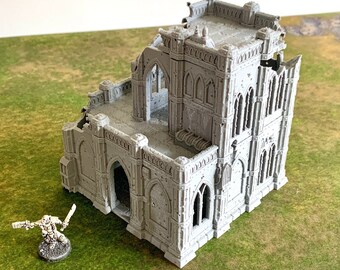 Grimdark Colony Ruin 2 ++  28mm sci fi fantasy gothic scatter necromunda warhammer 40k tabletop wargame terrain rpg miniature star scenery