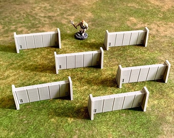 Sci Fi Barricades ++ 6 28mm miniature tabletop wargames terrain scenery star wars warhammer shatterpoint rpg 40k grimdark legion kill team
