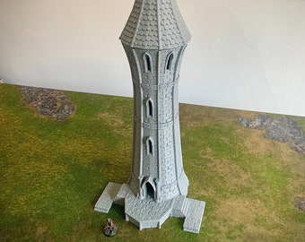 High Elf Wizards Tower ++ 28mm fantasy elven miniature terrain scenery RPG warhammer LoTR tabletop wargame old world model rivendell dnd D&D