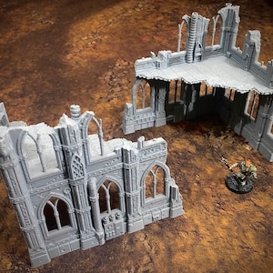 Imperial Ruins 1 ++28mm sci fi fantasy grim dark scatter ruin building stargrave tabletop wargame terrain rpg miniature scenery skirmish 40k