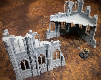 Imperial Ruins 1 ++28mm sci fi fantasy grim dark scatter ruin building stargrave tabletop wargame terrain rpg miniature scenery skirmish 40k