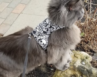 SKULL KITTY Cat Harness (Escape Proof & Comfortable)
