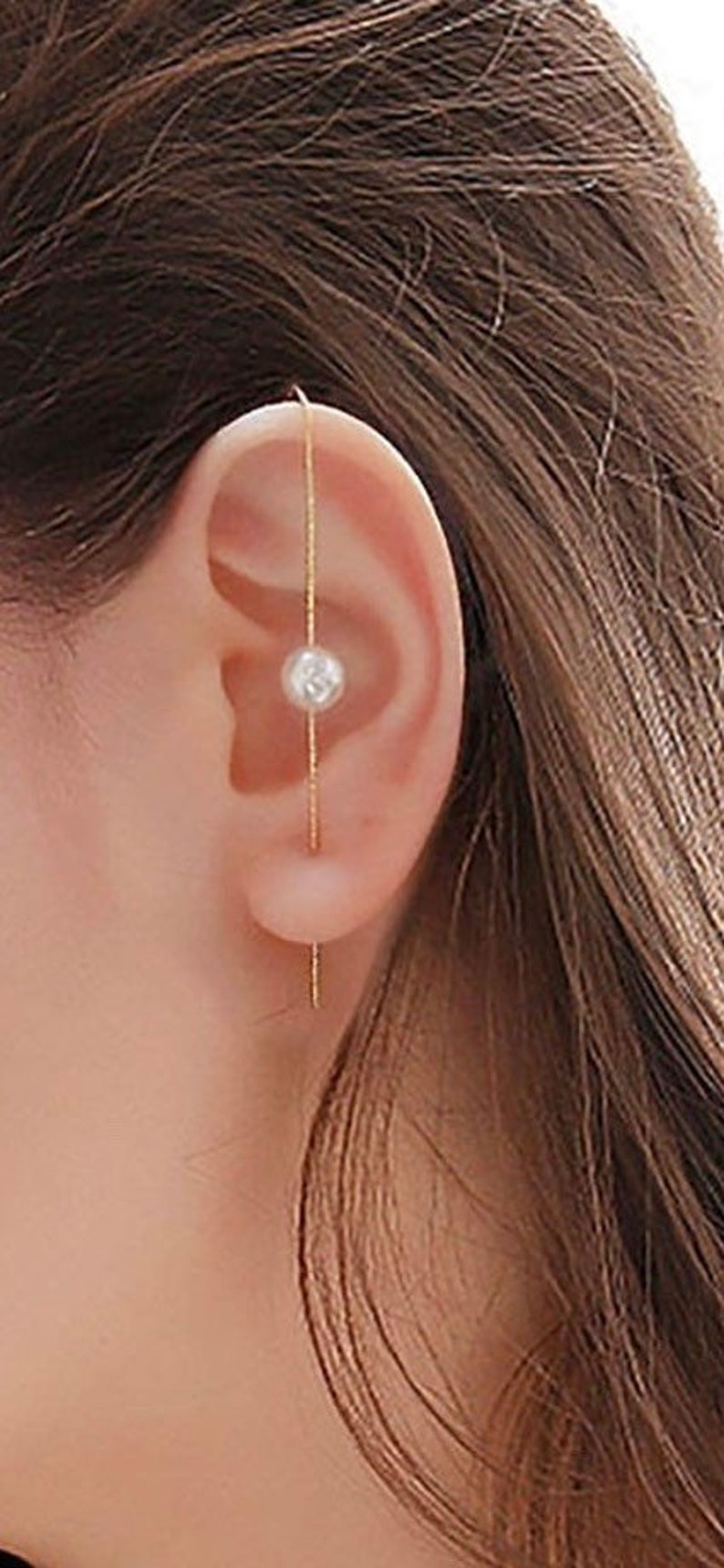 Ear wrap crawler hook earrings Clearance