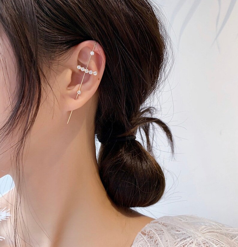 Ear Wrap Crawler Earrings Ear Wrap Crawler Hook Earrings Punk Etsy