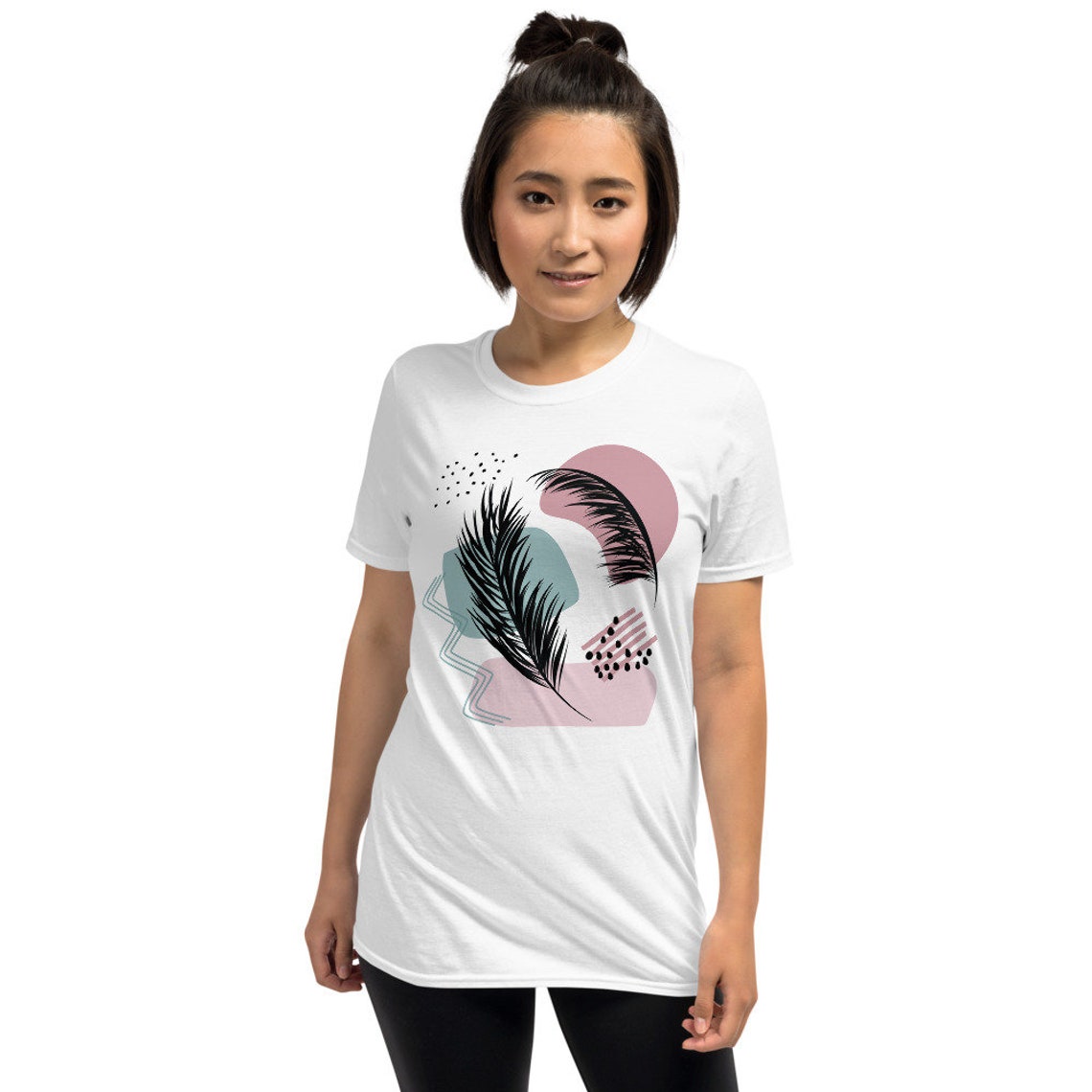 Abstract Art T-shirt Abstract Shirt Minimalist T-shirt - Etsy