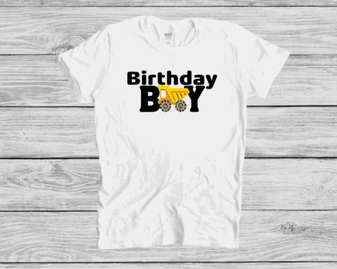 Dump Truck Birthday Mom and Dad Shirts. Matching Birthday Etsy