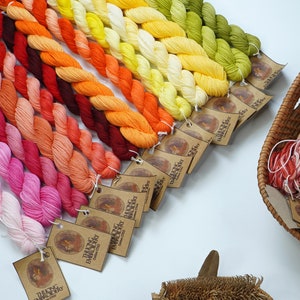 Whole Set 28 Colors (CT01-28) | Options: 30-60-120 yards | Fine Cotton Thread