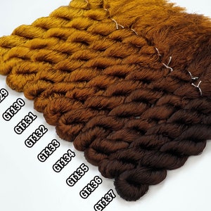 Glossiest Synthetic Silk Hand Embroidery Thread code GT127-137 list