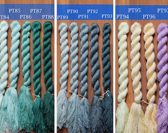 PT84 to PT97 | Size 30 Yards | Type: Cotton Embroidery Thread | Vietnam ThuongEmbroidery