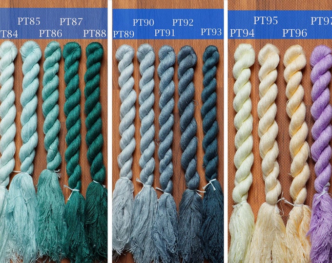 PT84 to PT97 | Size 30 Yards | Type: Cotton Embroidery Thread | Vietnam ThuongEmbroidery