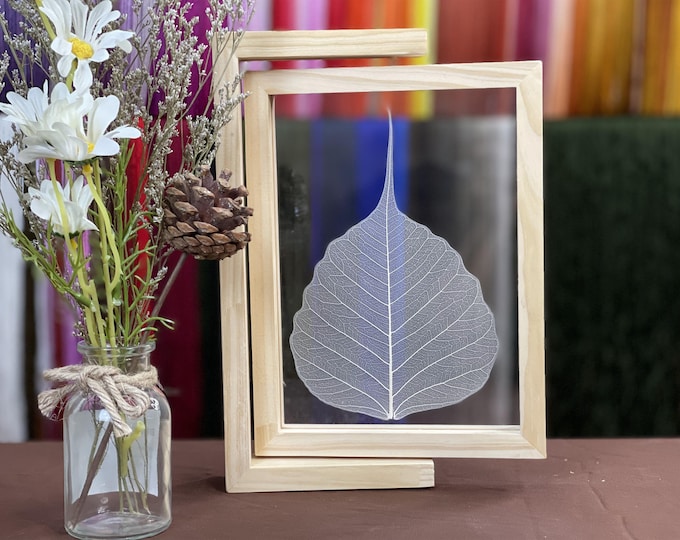 Natural Bodhi Skeleton Leaves used for hand embroidery