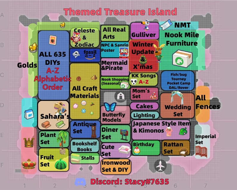 Animal Crossing Treasure Island 1 Hour Unlimited trips ACNH Etsy