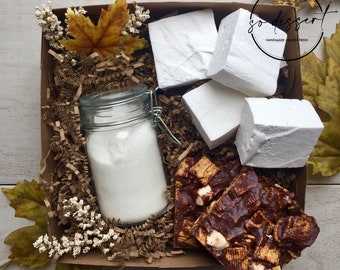 Handmade Marshmallows, Hot Chocolate & S'mores Gift Box
