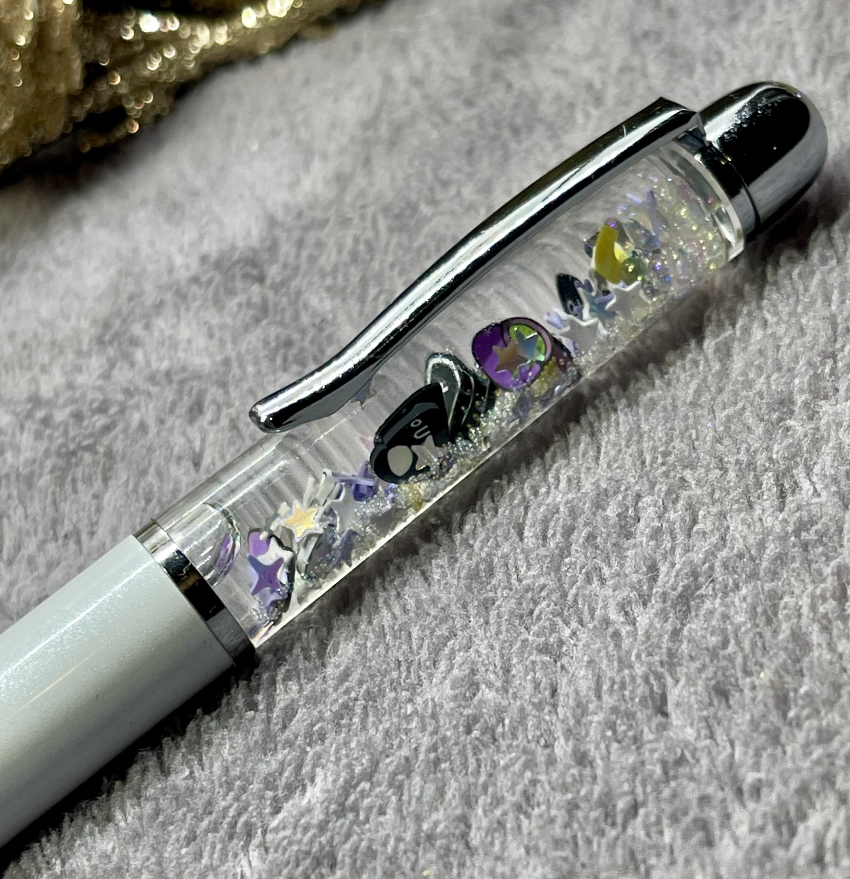 Witchy Spell Pens / Bewitch Love Spell / Protection / Serenity / Bliss /  Prosperity Good Luck / Empower / Crystals / Unique Pen / Magical 