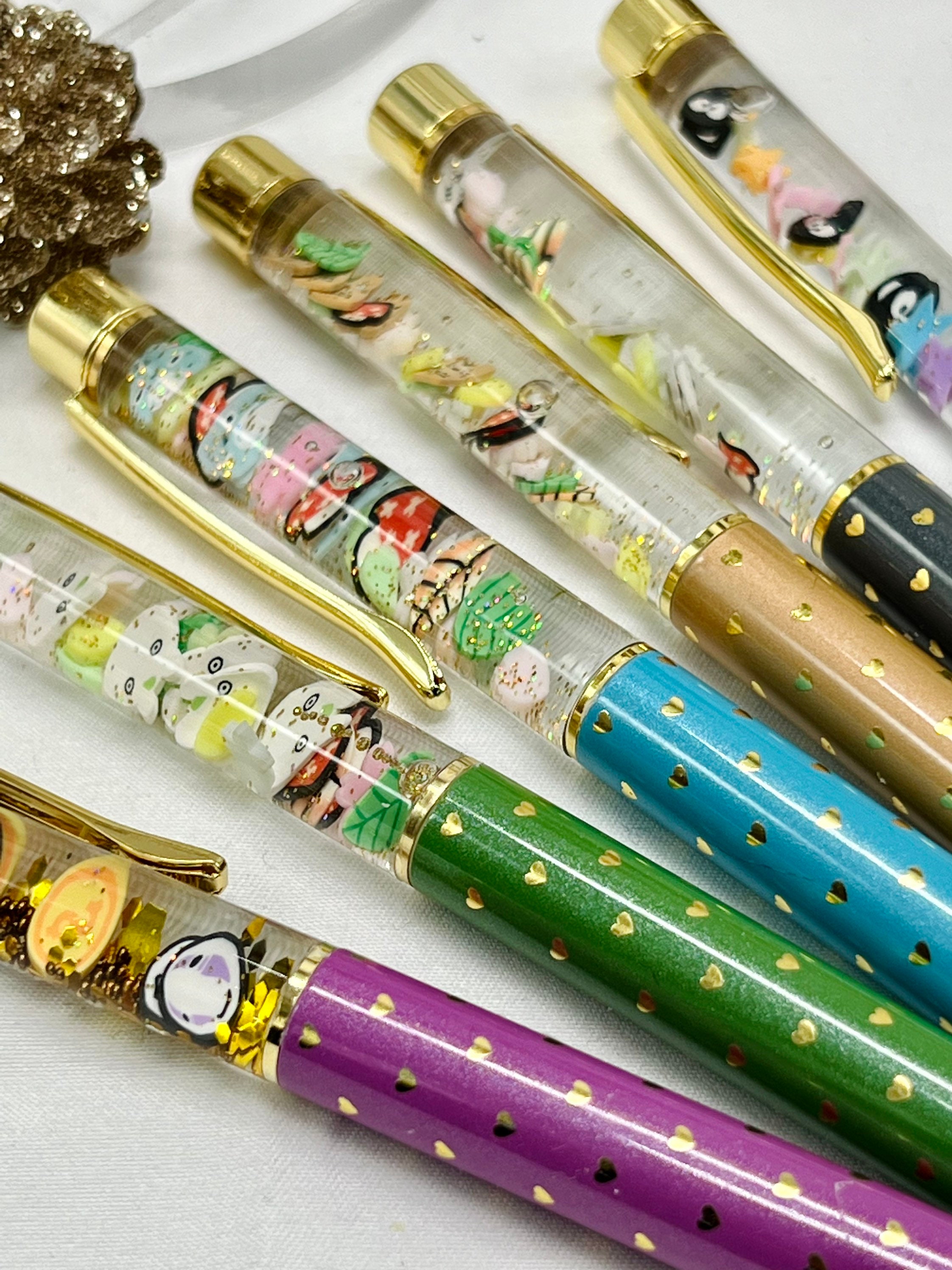 MOLANG MULTICOLOR PEN Kawaii Cute Rabbit Pen Cartoon Bunny Multi Color Pen  Anime Pen Retro Pen Planner Journal Pens 