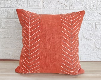 Hand Stitch Pillow