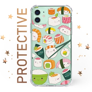 Japanese Sushi Pixel iPhone Case Magsafe対応 Hello Kitty Sushi iPhone Case - Shop Sonix