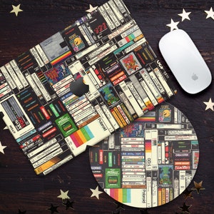 Custodia con design per videocassetta Macbook Pro 16 15 14 13 2020 2021 2022 Retro Polaroid Cover Mac Air 15 13 11 M3 M2 2024 2023 Pro Retina Mouse Pad
