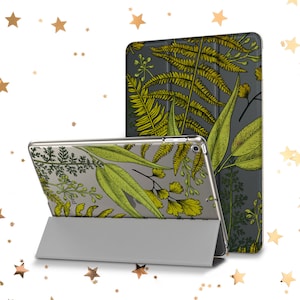 Fern leaves cover iPad Air 3 4 5 11 13 Green Nature Autumn Garden Case Mini 7 6 5 iPad Pro 10.5 11 12.9 13 2022 2024 iPad 10.2 10.9 Gen 9 8