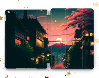 Japan iPad Case 9.7 6th Gen Floral Girl iPad Pro 11 10.5 12.9 Mini