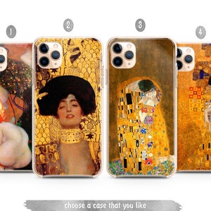 Gustav Klimt Art case IPhone 14 13 12 11 Pro Max Mini The Kiss Judith Google Pixel 7 6 5 4 3A XL  Samsung S22 21 20 10 Plus Ultra Note 20 10