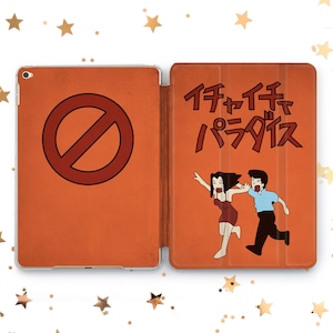 Anime Style Book cover iPad Pro 10.5 11 12.9 13 2022 2024 Popular Manga iPad Air 3 4 5 11 13  Mini 7 6 5 Broun case iPad 10.2 10.9 Gen 9 8 7