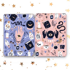 Evil eye and Magic cover iPad Mini 6 5 4 Origin of Evil case iPad Air 2 3 4 Witch iPad 9.7 10.2 10.9 Pro 10.5 11 12.9 2021 2022 iPad 2 3 4 5