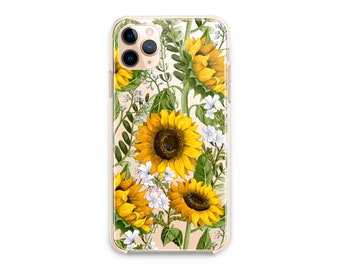 Ukraine Sunflower Design case IPhone 15 14 13 12 Max Mini Plus Watercolor Flower Google Pixel 8 7 6 5 Pro Samsung S24 23 22 21 Ultra Note 20