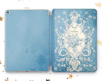 Vintage Book Design iPad Case: Fits Pro, Air, Mini Models