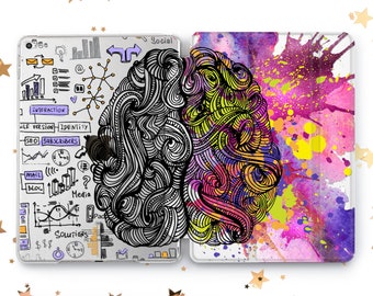 Brain Art iPad Case: Left and Right Design (Fits Air, Pro, Mini)