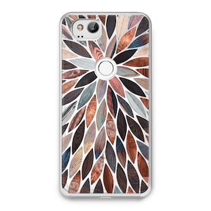 Wood Mosaic Geometric case IPhone 15 14 13 12 11 Max Mini Plus Ethnic Pattern Google Pixel 8 7 6 5 Pro Samsung S24 23 22 21 FE Ultra Note 20