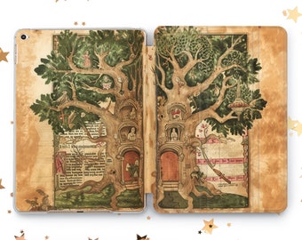iPad Case: Tree of Life Vintage Family Design - Fits All Models