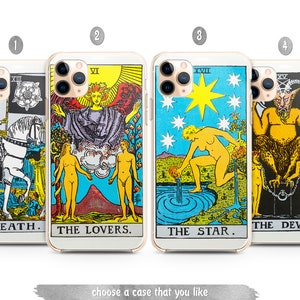 Tarot Karten Hülle IPhone 14 13 12 11 Pro Mini SE Death Lovers Star Devil Google Pixel 7 6 5 4 3 A XL Samsung S22 21 20 10 Ultra Note 20 10