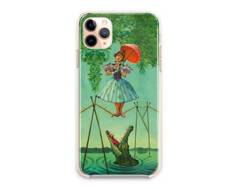 Haunted Mansion Stretching Room case IPhone 15 14 13 12 Plus Max Mini Tightrope Walker Art Google Pixel 8 7 6 5 Pro Samsung S24 23 22 Ultra