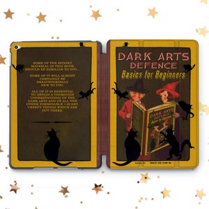 Buchhülle iPad Pro 10.5 11 12.9 13 2022 2024 Dark Arts Verteidigung Fall Mini 7 6 5 iPad Air 4 5 11 13 Zoll iPad 10.2 10.9 Gen 9 8 7
