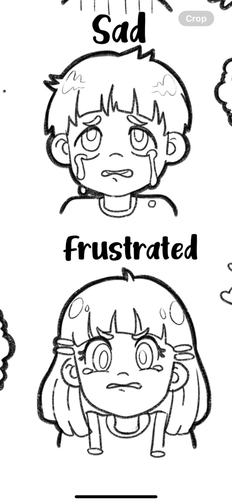 How Do You Feel? 16 Childrens Emotion Identification Chart Poster(black ...
