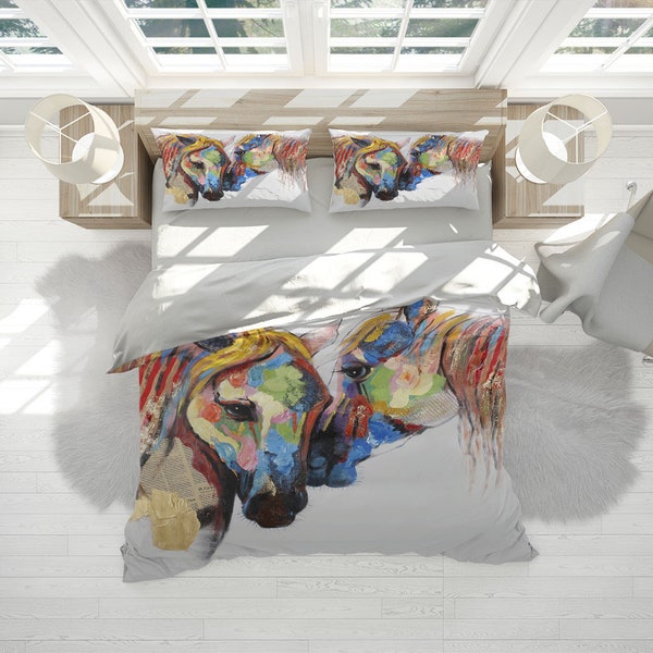 Horse Duvet Cover Etsy UK