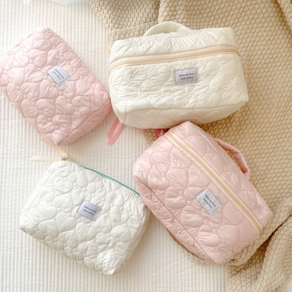 TangTangBags - Printed Quilted Makeup Pouch