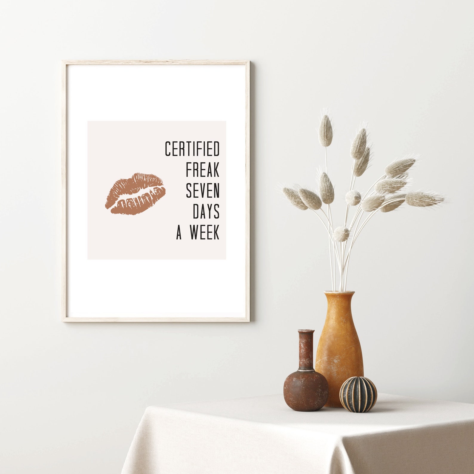 WAP Song Lyrics poster / Printable Modern Wall Art Certified | Etsy