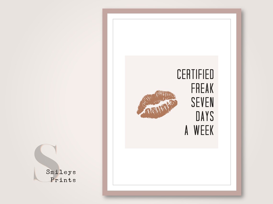 WAP Song Lyrics poster / Printable Modern Wall Art Certified | Etsy