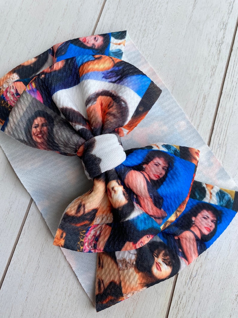 Selena Collage Selena Bow Headwrap