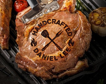Custom Meat Branding Iron for Food, Custom branding iron, Personalized Branding Iron for Steak, Branding Iron Stamp.