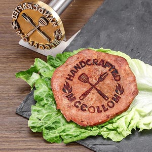 Custom Meat Branding Iron for Food, Custom branding iron, Personalized Branding Iron for Steak, Branding Iron Stamp,Branding Iron For BBQ.