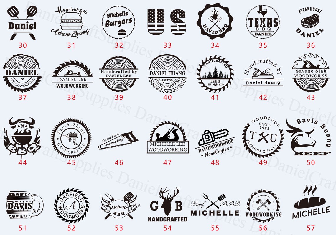 Custom Branding Iron for Burger Brand Iron /brand Iron for Etsy