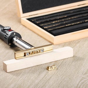 Alphabet stamp set, Interchangeable Leather Stamp,Interchangeable Brand Iron Heat Emboss Letter,Alphabet Stamp