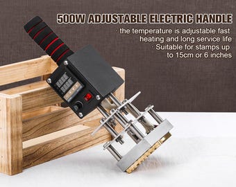5OOW ADJUSTABLE ELECTRIC HANDLE，Custom electric branding iron for Wood,leather