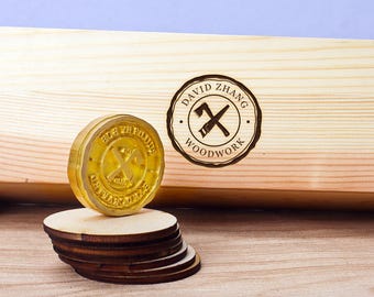Custom Wood Branding Iron, Woodworking Logo Stamp.