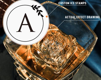 Personalized Ice Stamp ,Bar ware logo Ice Cubes stamp , Branding Stamp for Ice Cubes, Make your logo custom Ice Cube.